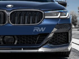 Brand: BMW 5 Series G30 LCI Carbon Fiber Front Lip Spoiler