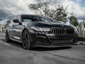 Brand: BMW 5 Series G30 LCI Carbon Fiber Front Lip Spoiler