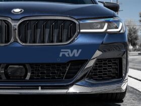 Brand: BMW 5 Series G30 LCI Carbon Fiber Front Lip Spoiler