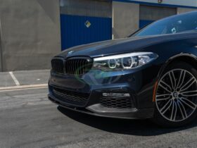Brand: BMW 5 Series G30 Performance Style CF Front Lip Spoiler