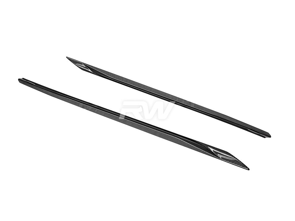 Brand: BMW 5 Series G60 5 Series Carbon Fiber Side Skirt Extensions