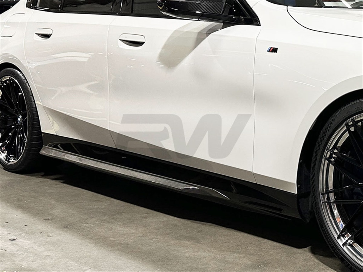 Brand: BMW 5 Series G60 5 Series Carbon Fiber Side Skirt Extensions