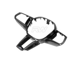 Brand: BMW 5 Series G60 G61 G90 G99 Carbon Fiber Steering Wheel Trim