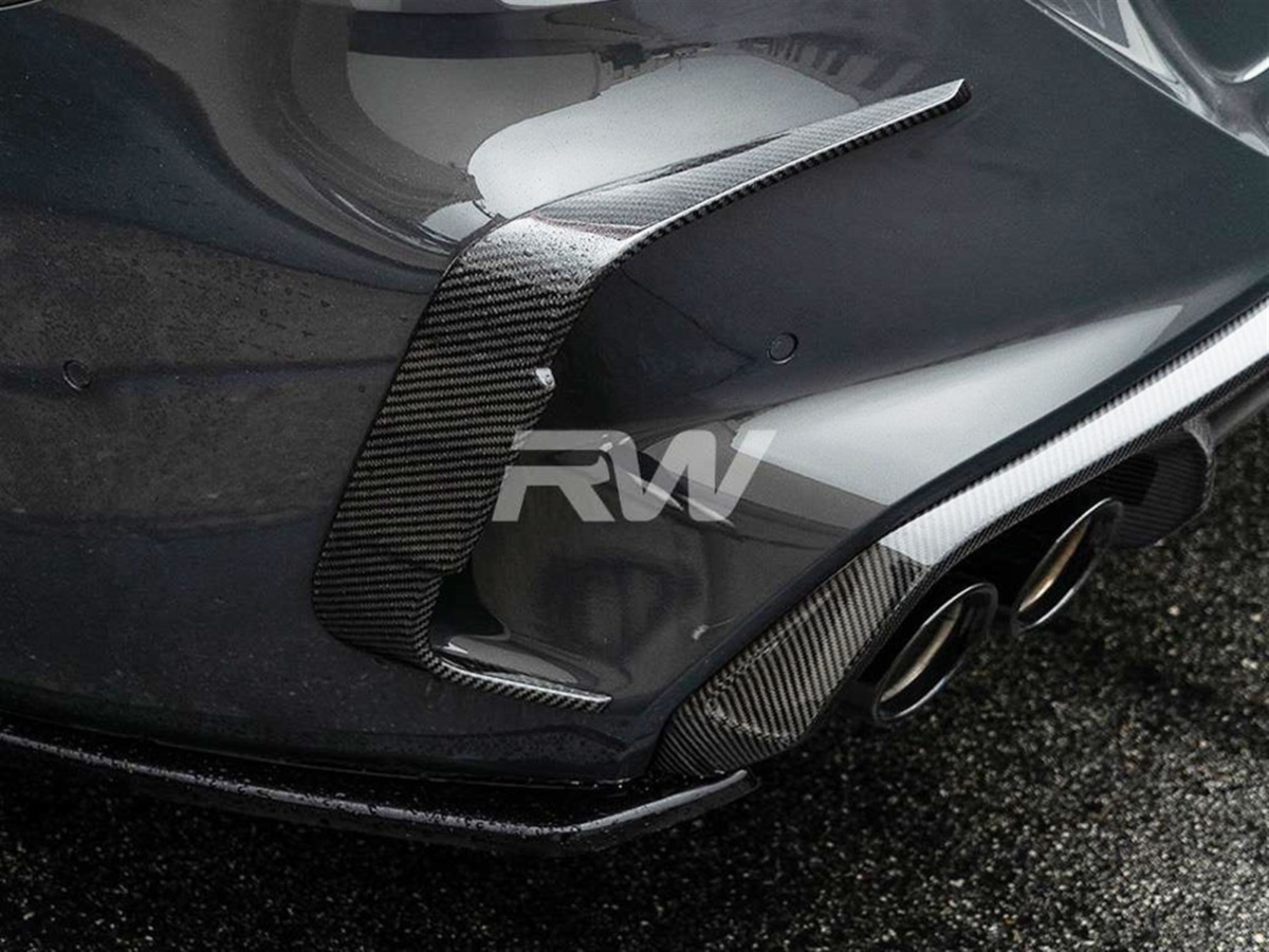 Brand: BMW 8 Series F91/F92 M8 Carbon Fiber Rear Bumper Trims