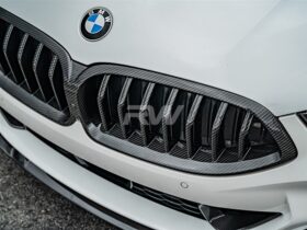 Brand: BMW 8 Series F9x M8 / 8 Series Full Dry CF Grille Replacement