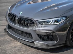 Brand: BMW 8 Series F9X M8 Carbon Fiber Front Bumper Duct Trims