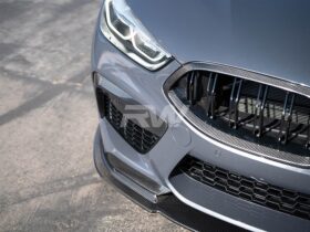 Brand: BMW 8 Series F9X M8 Carbon Fiber Front Bumper Duct Trims