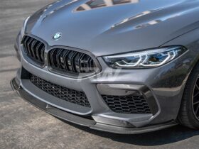 Brand: BMW 8 Series F9X M8 Carbon Fiber Front Bumper Duct Trims