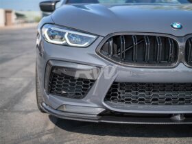 Brand: BMW 8 Series F9X M8 Carbon Fiber Front Bumper Duct Trims