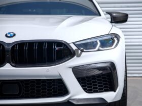 Brand: BMW 8 Series F9X M8 Carbon Fiber Front Bumper Duct Trims