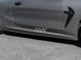 Brand: BMW 8 Series G14 G15 F91 F92 Coupe/Vert Perf Style CF Side Skirts