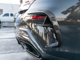 Brand: BMW 8 Series G14 G15 G16 Carbon Fiber Rear Bumper Trims