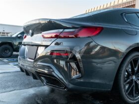 Brand: BMW 8 Series G14 G15 G16 Carbon Fiber Rear Bumper Trims