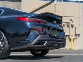 Brand: BMW 8 Series G16 F93 Gran Coupe Carbon Fiber Trunk Spoiler
