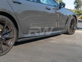 Brand: BMW 8 Series G16/F93 M8 Gran Coupe CF Side Skirt Extensions