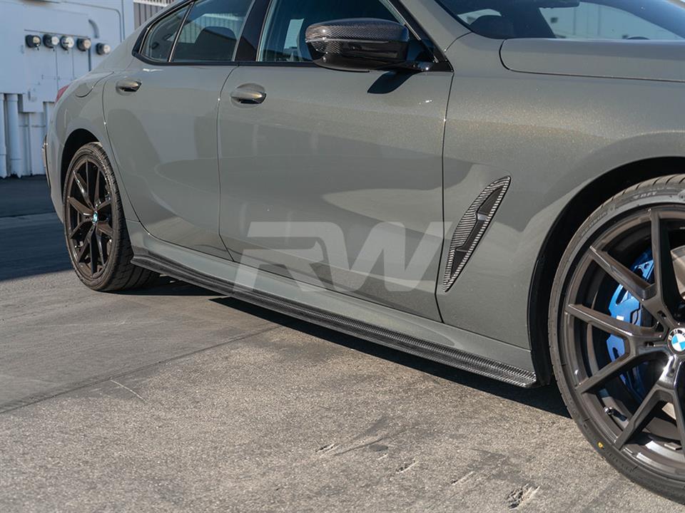 Brand: BMW 8 Series G16/F93 M8 Gran Coupe CF Side Skirt Extensions