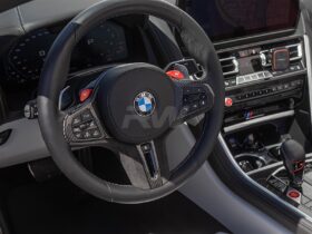 Brand: BMW 8 Series M8 Carbon Fiber Alcantara Steering Wheel Trim