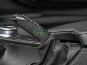 Brand: BMW Carbon Fiber Alcantara E Brake Handle