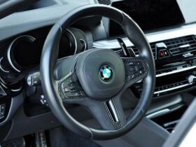Brand: BMW Carbon Fiber Alcantara Steering Wheel Trim LCI