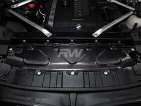 RW Carbon BMW Carbon Fiber Engine Bay Cooling Shroud