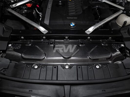 RW Carbon BMW Carbon Fiber Engine Bay Cooling Shroud