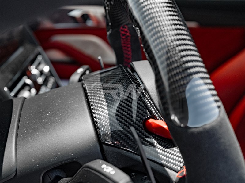 Brand: BMW Carbon Fiber Steering Wheel Top Cover