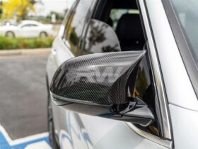 RW Carbon BMW F15 X5/F16 X6 M Style Dry CF Mirror Caps