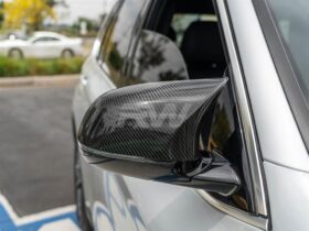 Brand: BMW F15 X5/F16 X6 M Style Dry CF Mirror Caps