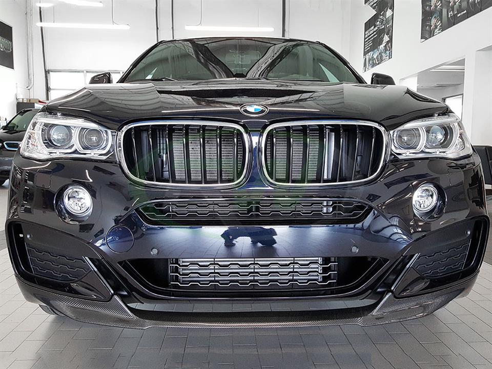 RW Carbon BMW F16 X6 M Sport Carbon Fiber Front Lip