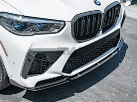 RW Carbon BMW F95 X5M Carbon Fiber Front Lip Spoiler