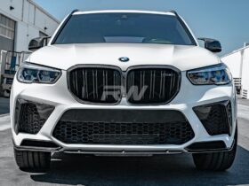 Brand: BMW F95 X5M Carbon Fiber Front Lip Spoiler