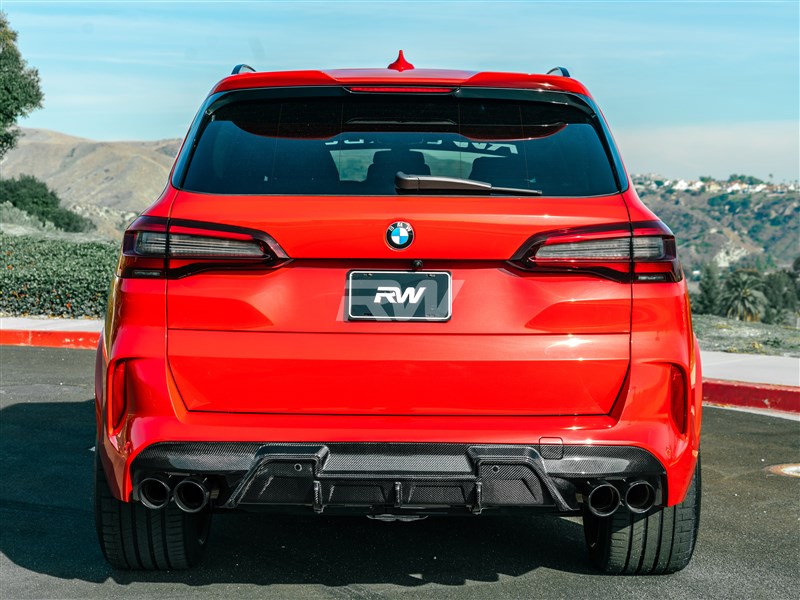 Brand: BMW F95 X5M/F96 X6M RWS Carbon Fiber Diffuser
