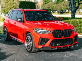 Brand: BMW F95 X5M RWS Carbon Fiber Front Lip Spoiler