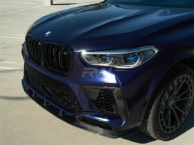 Brand: BMW F95 X5M RWS Carbon Fiber Front Lip Spoiler