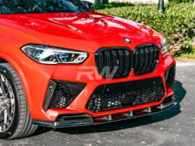 Brand: BMW F95 X5M RWS Carbon Fiber Front Lip Spoiler