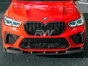 Brand: BMW F95 X5M RWS Carbon Fiber Front Lip Spoiler