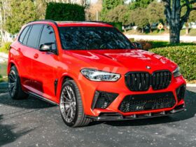 Brand: BMW F95 X5M RWS Carbon Fiber Front Lip Spoiler