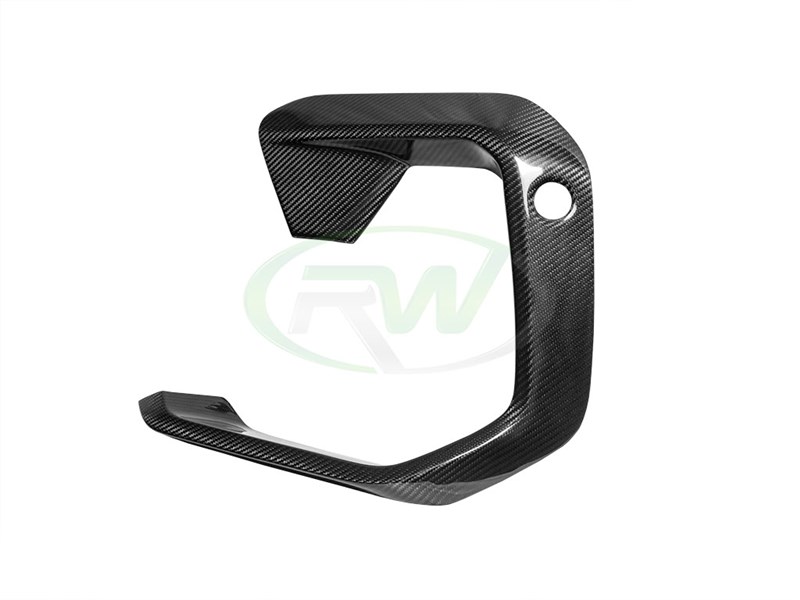 Brand: BMW F96 X6M Carbon Fiber Upper Bumper Splitters