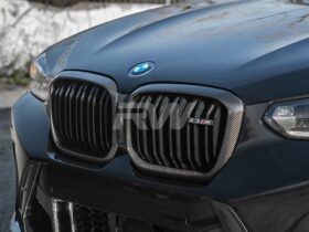 Brand: BMW F97 X3M/F98 X4M LCI Carbon Fiber Grille Surround