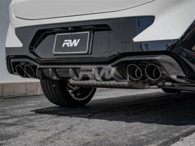 RW Carbon BMW F98 X4M Carbon Fiber DTM Diffuser