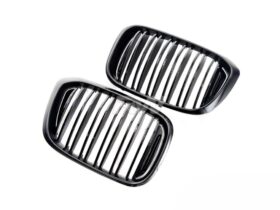 Brand: BMW G01 X3 G02 X4 Pre LCI Dual Slats Gloss Black Grilles