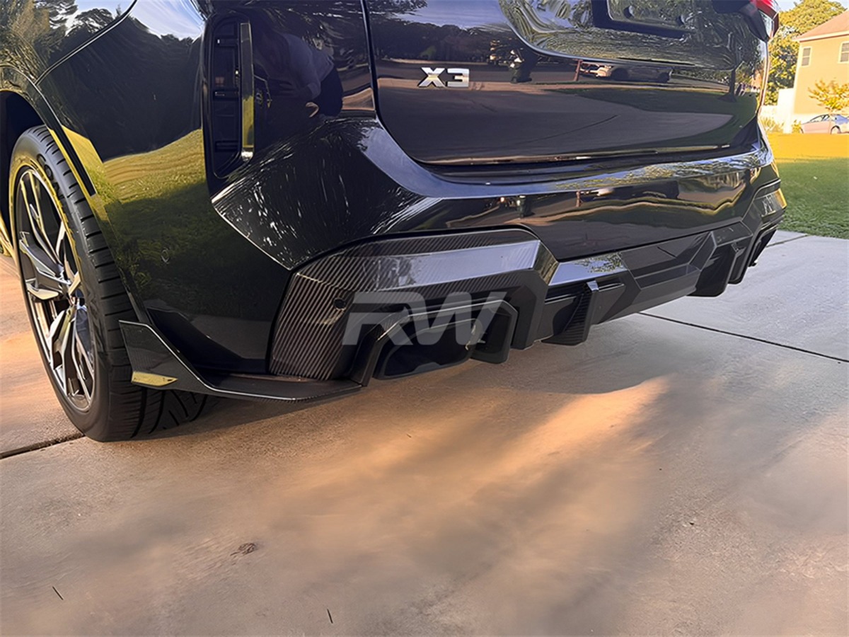 Brand: BMW G01 X3 LCI SQ Style Carbon Fiber Diffuser