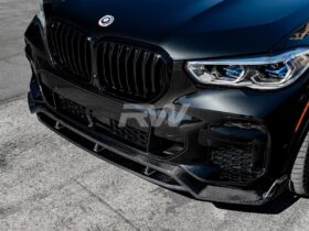 RW Carbon BMW G05 X5 Carbon Fiber Front Lip Spoiler