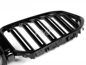 Brand: BMW G06 X6 LCI Dual Slats Gloss Black Front Grille