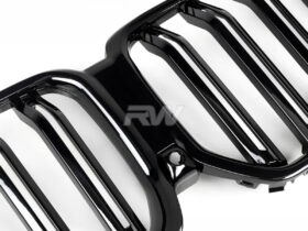 Brand: BMW G06 X6 LCI Dual Slats Gloss Black Front Grille