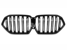 Brand: BMW G06 X6 LCI Dual Slats Gloss Black Front Grille