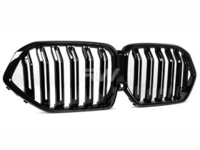 Brand: BMW G06 X6 LCI Dual Slats Gloss Black Front Grille