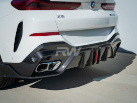 RW Carbon BMW G06 X6 SQ Carbon Fiber Diffuser