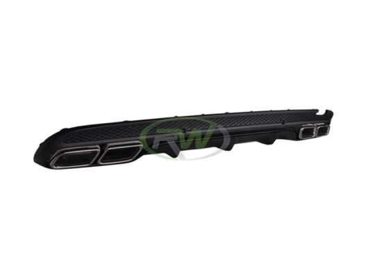 RW Carbon Mercedes C63 Style Diffuser Conversion Kit for C Class