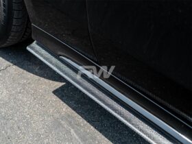 Brand: Mercedes-Benz Mercedes W214 Carbon Fiber Side Skirt Extensions